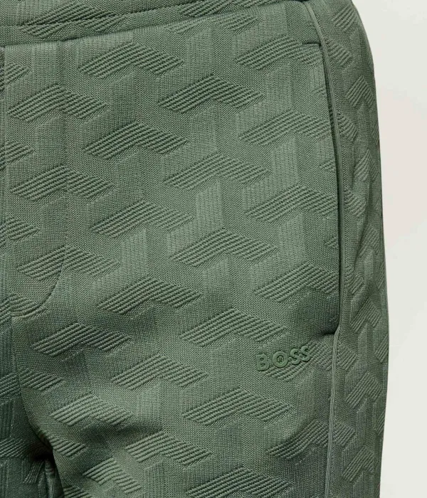 Длинные спортивные штаны jt_mirror Regular fit Boss Green, зеленый — фото 4