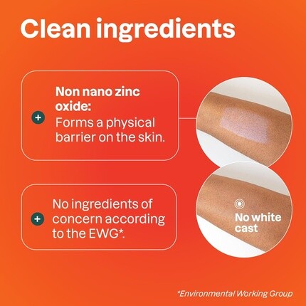 ATTITUDE Минеральный солнцезащитный стик с оксидом цинка SPF 30, проверен EWG, не содержит пластика, широкий спектр защиты от UVA/UVB, дерматологически протестирован, веганский апельсиновый цвет, 60 г — фото 3