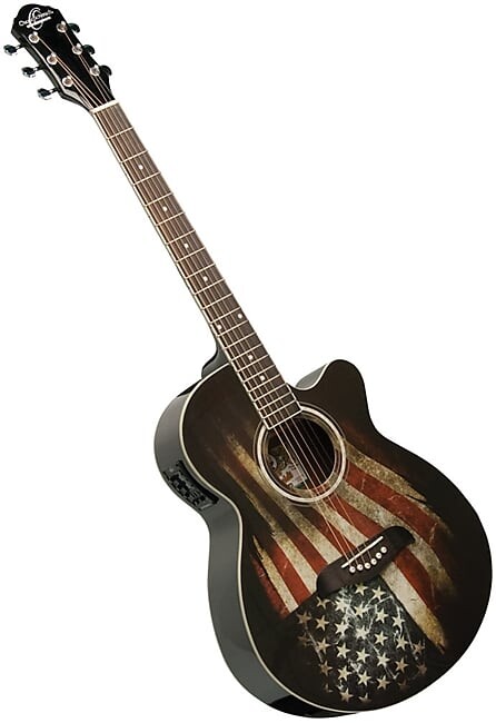 

Акустическая гитара Oscar Schmidt OG10CEFLAG Concert Cutaway Spruce Top Mahogany Neck 6-String Acoustic-Electric Guitar