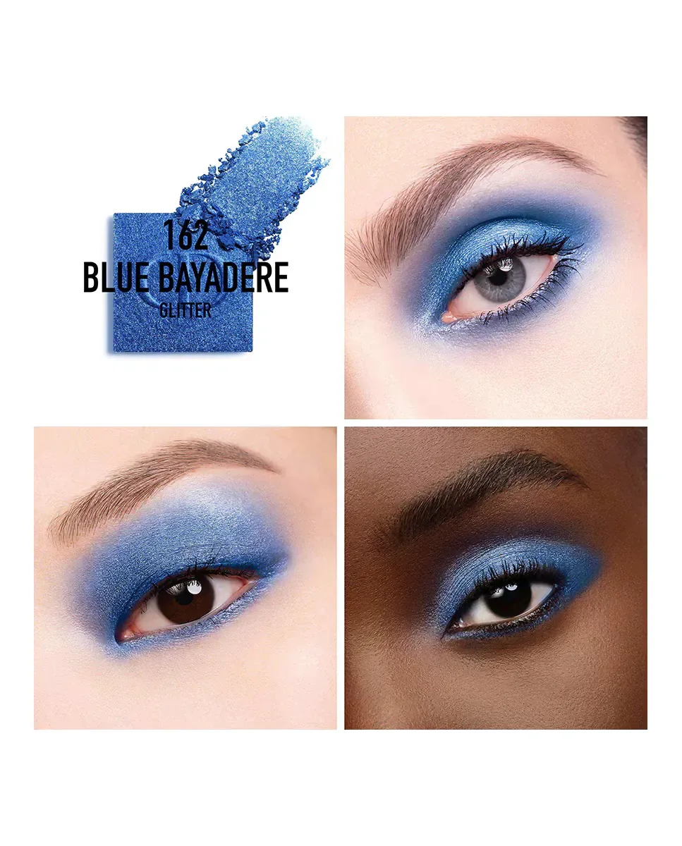 Тени для век стойкие и интенсивного цвета Dior, 162 Blue Bayadère — фото 2