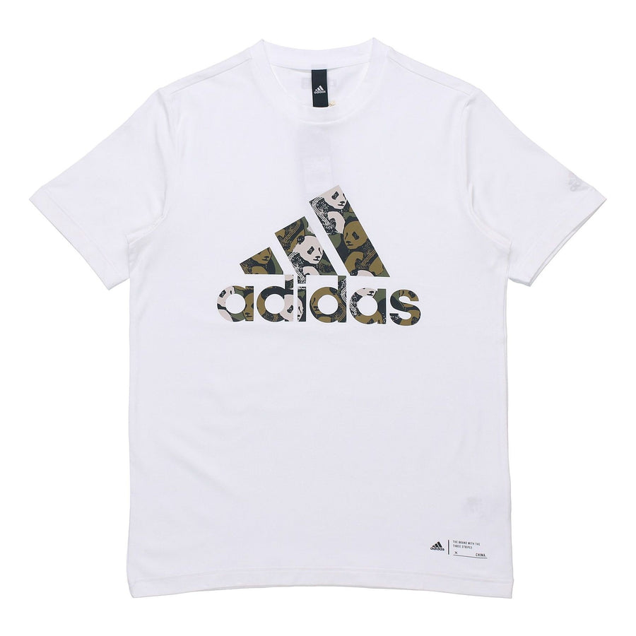 

Футболка adidas China Tee M Panda Crew Neck Sports Short Sleeve White, белый