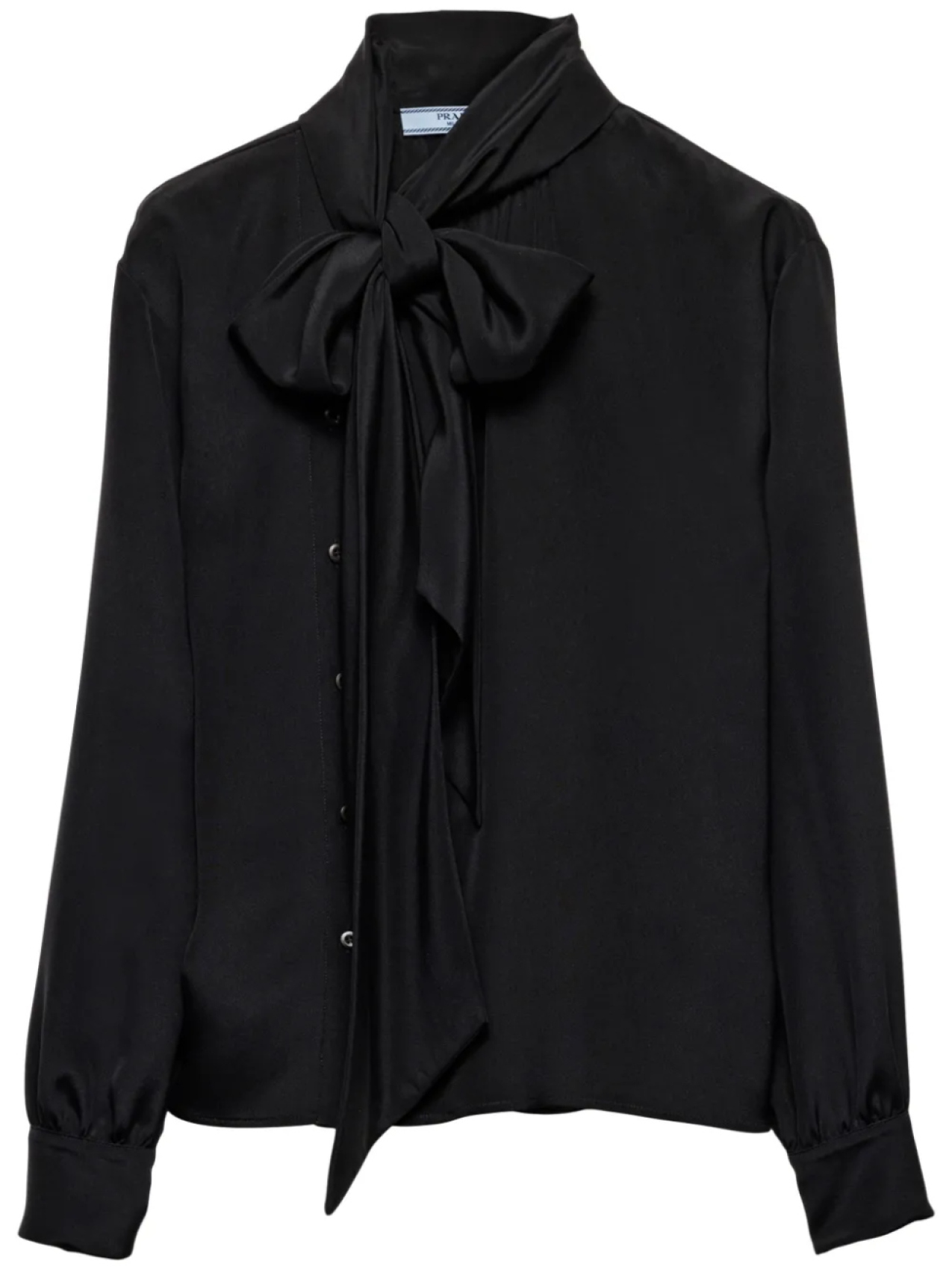 

Prada рубашка Marocain, черный
