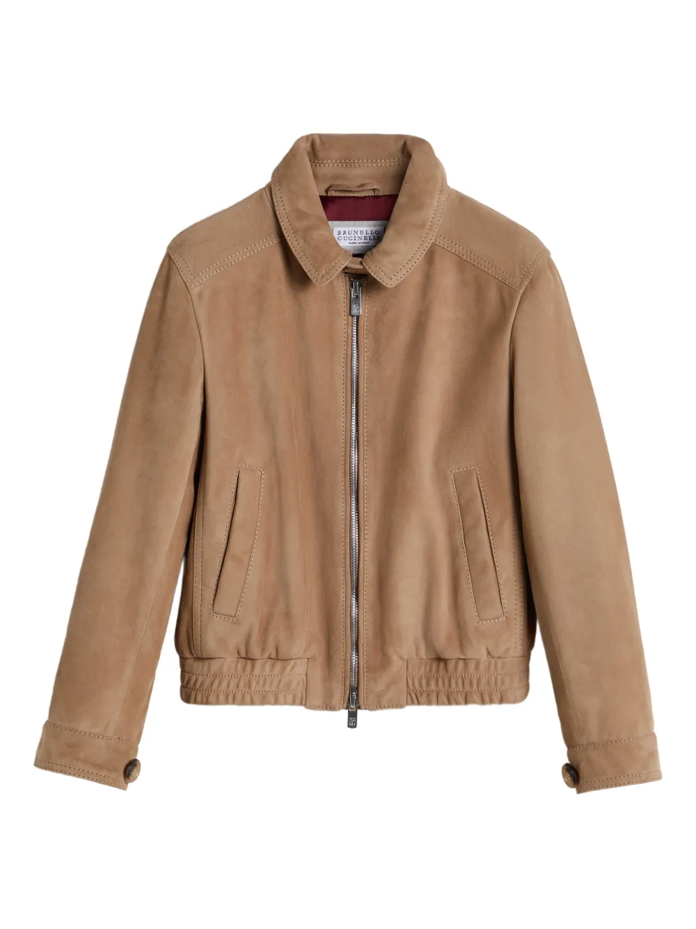 

Куртка на молнии Brunello Cucinelli Kids, коричневый