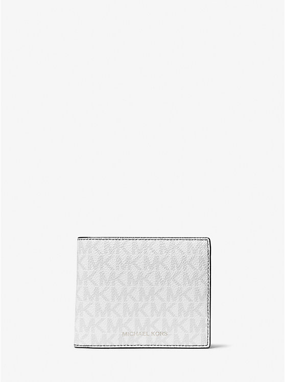 

Кошелек с логотипом Cooper и карманом для монет Michael Kors, белый