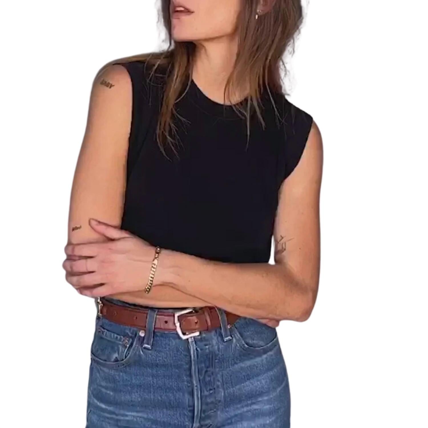 

Черный топ Patti Tank Nation LTD