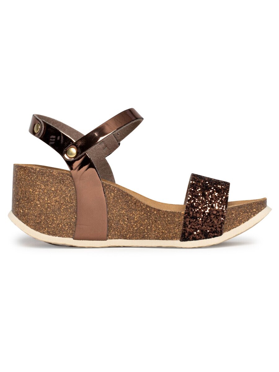 Босоножки на высоком каблуке Bayton Sandals Hyas, бронзовый — фото 4