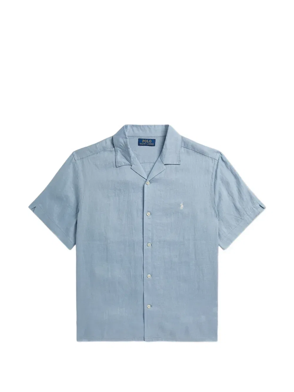 Рубашка на пуговицах с отложным воротником Polo Ralph Lauren Kids, синий