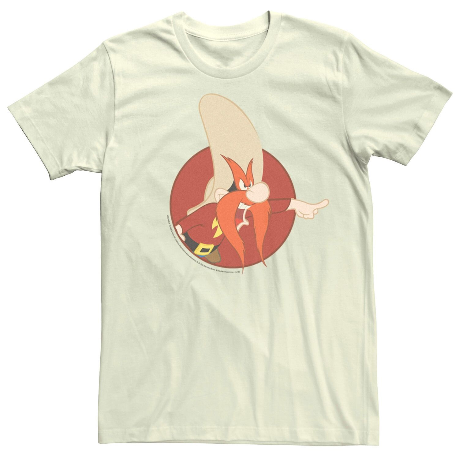 

Мужская красная футболка с портретом Looney Tunes Yosemite Sam Licensed Character, Красный, Мужская красная футболка с портретом Looney Tunes Yosemite Sam Licensed Character