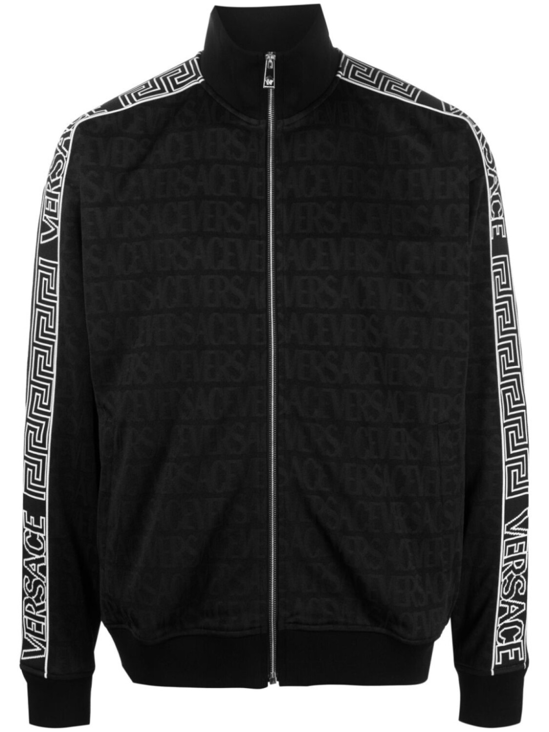 

Versace спортивная куртка с узором, черный