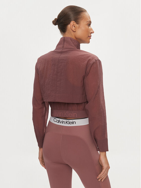 Ветровка свободного кроя Calvin Klein, розовый — фото 3