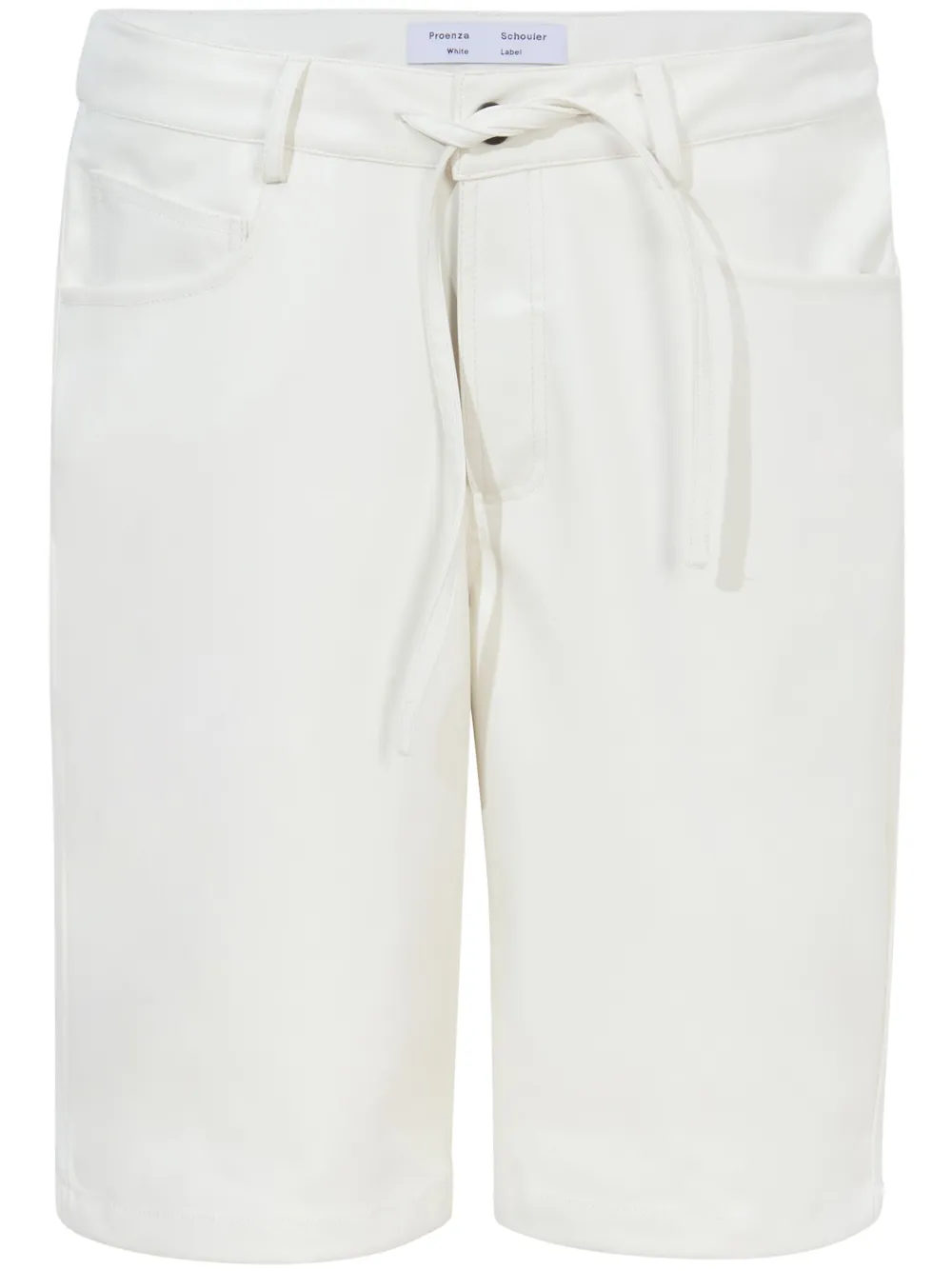 

Шорты из искусственной кожи длиной до колена Proenza Schouler White Label, белый