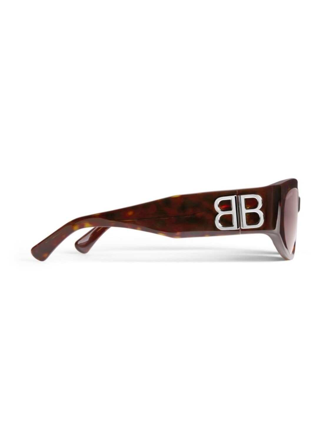 Balenciaga Eyewear солнцезащитные очки Bossy в оправе черепаховой расцветки, коричневый — фото 4