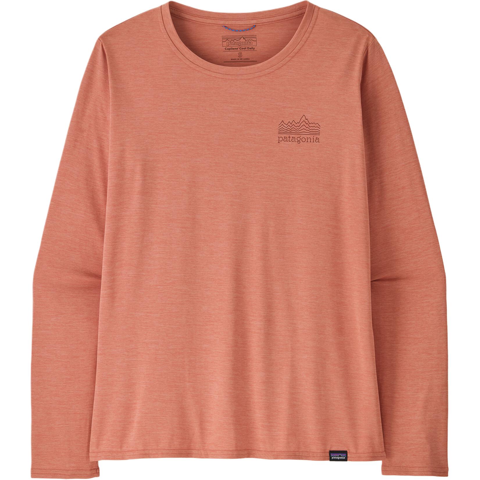 

Футболка с рукавом дроп-шоулдер женская Patagonia, оранжево-коричневый, Оранжевый, Футболка с рукавом дроп-шоулдер женская Patagonia, оранжево-коричневый