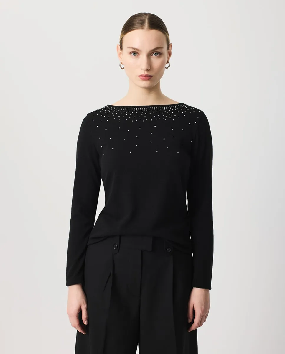 

Женская футболка с расположенными блестками Escorpion, черный