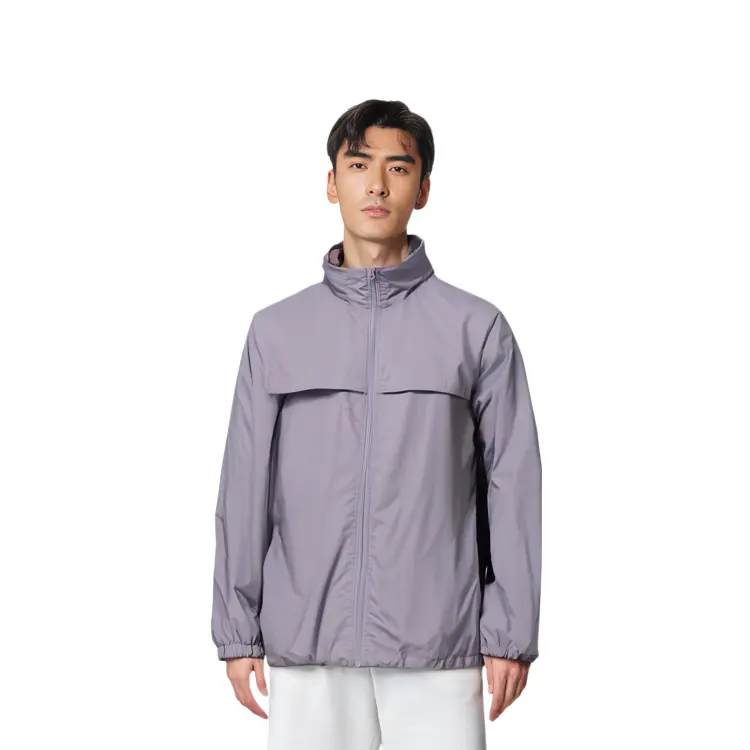 Куртка UNIQLO U Oversized Hooded, 72 фиолетовый — фото 2