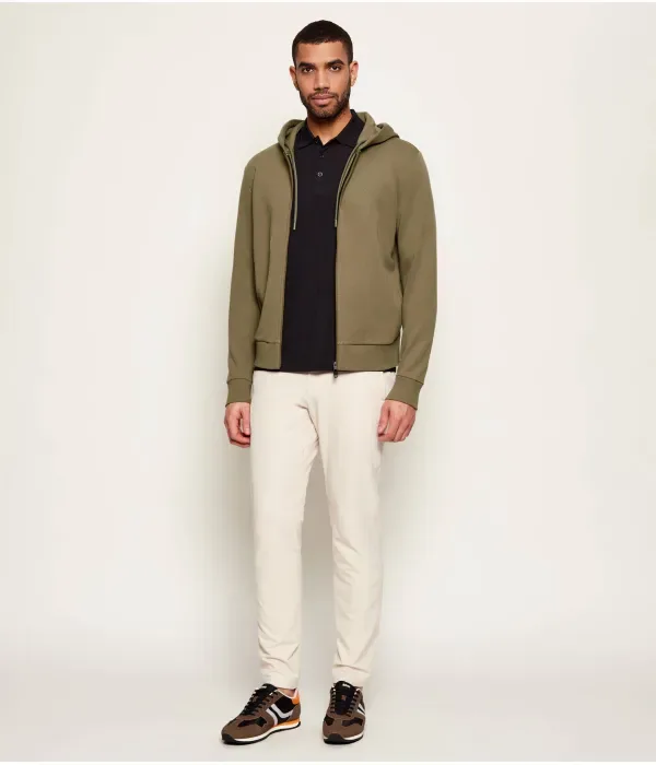 Обвисшая толстовка regular fit Boss Green, зеленый — фото 2