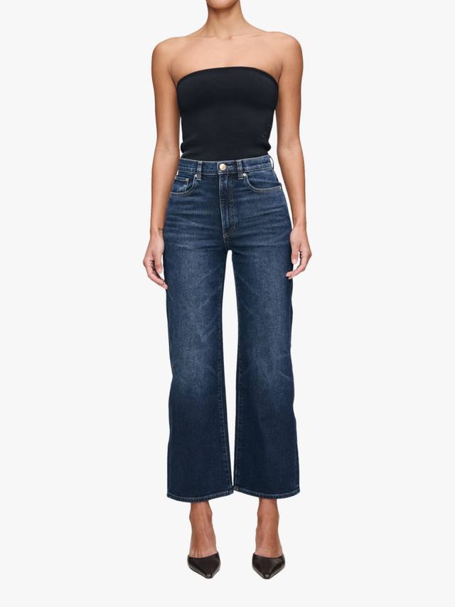 

Karmine джинсы прямого кроя с высокой посадкой DL1961, Dark Sea Vintage