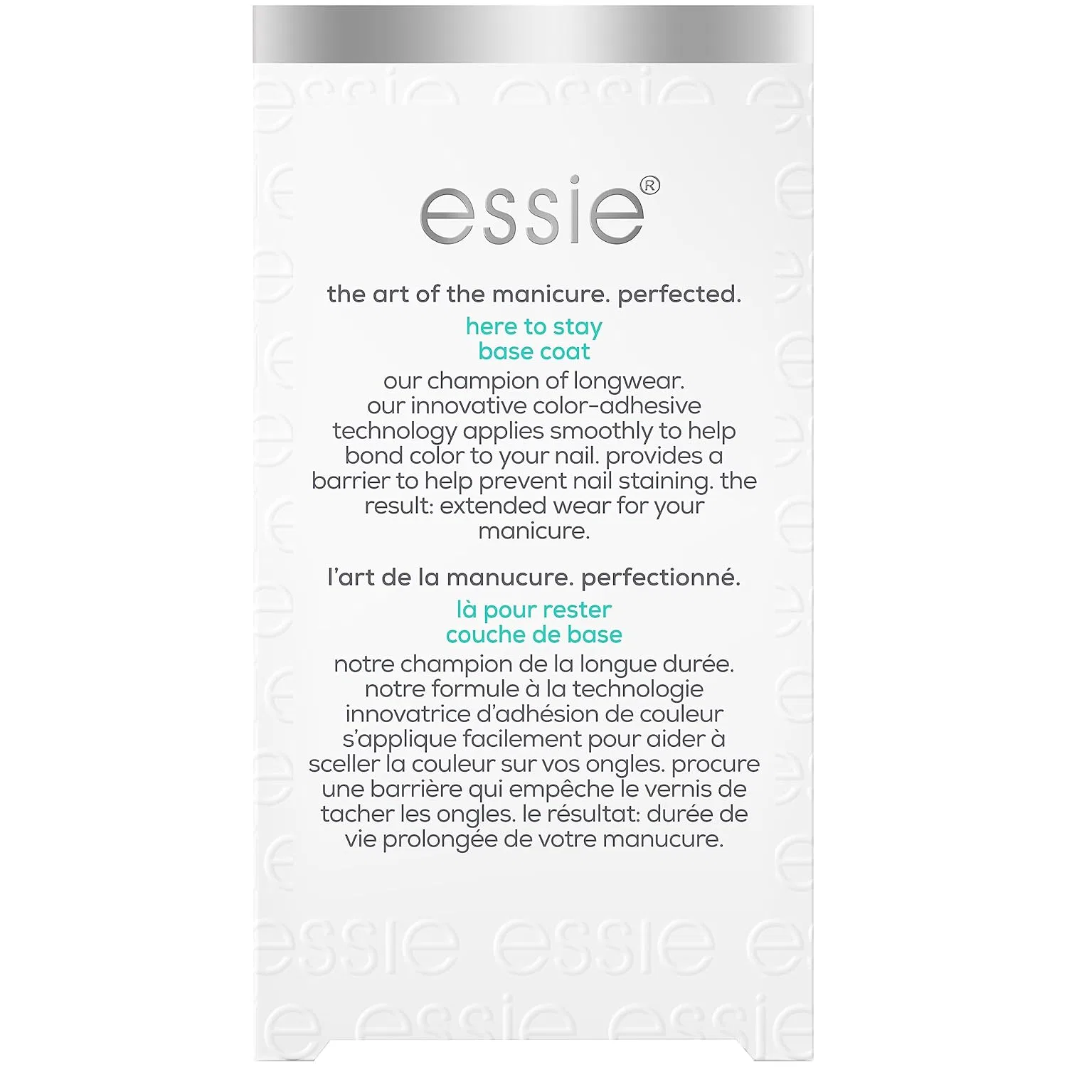 Базовое покрытие Essie Here to Stay для фиксации цвета и защиты ногтей от обесцвечивания, 13.5 мл (2 шт. в упаковке) Essie — фото 3