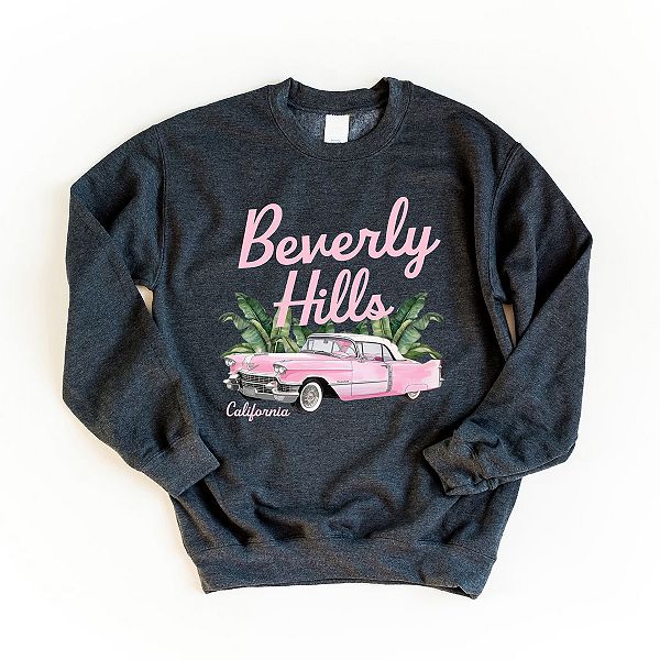 

Свитшот Beverly Hills с ретро-автомобилем Simply Sage Market, Dark Heather, Зеленый, Свитшот Beverly Hills с ретро-автомобилем Simply Sage Market, Dark Heather