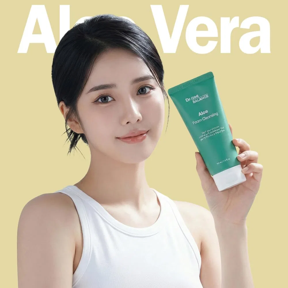 Пенка для умывания Glammedi — Aloe Face Foam Dr. GIMI, увлажняющий, 100 мл — фото 4