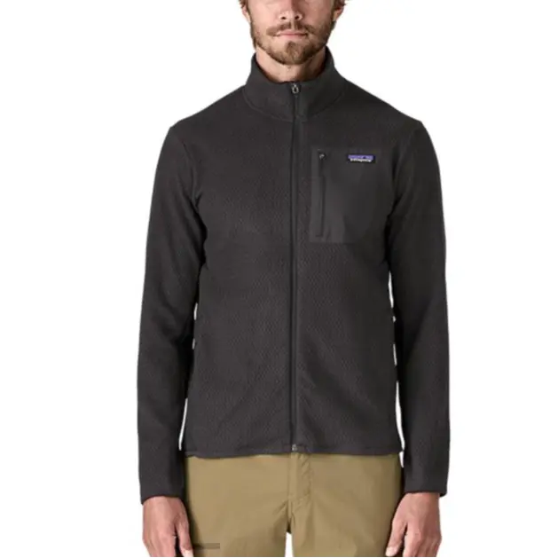 R1 Air Fleece одежда мужская Patagonia, черный — фото 3