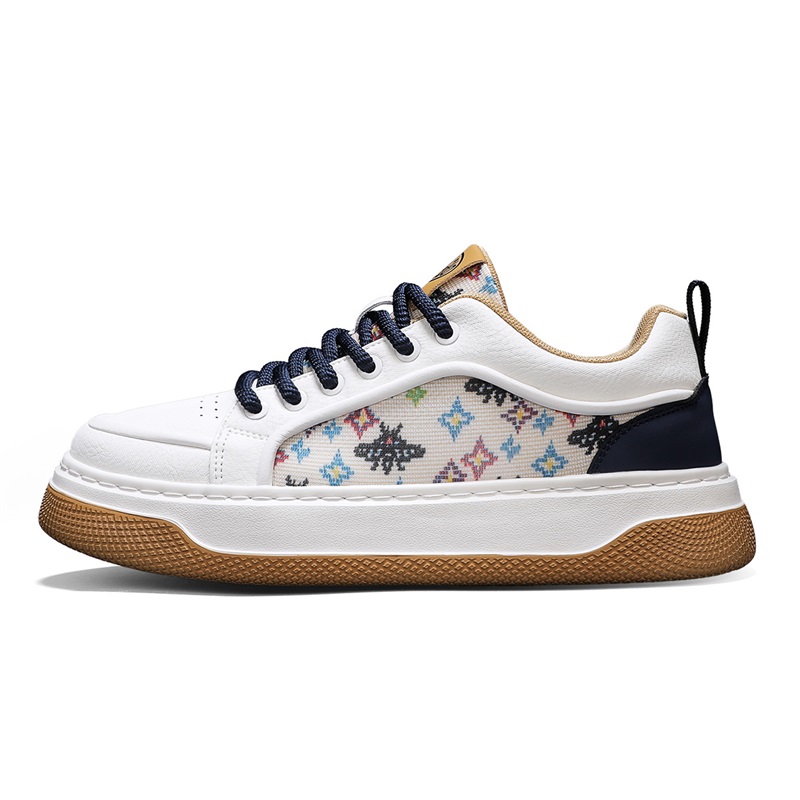 

AD Высокие устойчивые к истиранию низкие скейтерские кроссовки мужские бело-синие, цвет White Blue