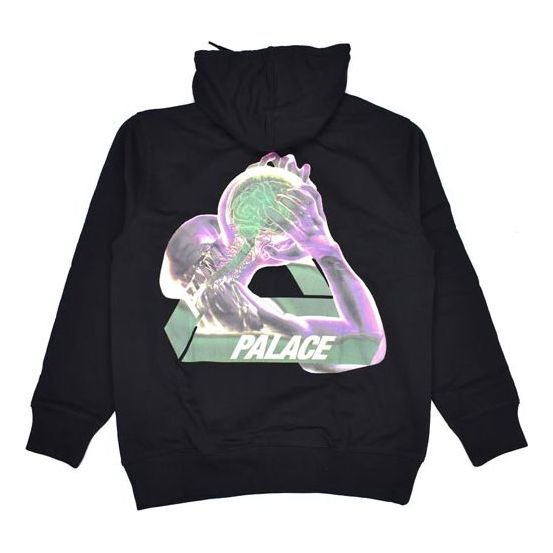 

Худи PALACE Transparent Character Logo Printing Unisex Black, черный