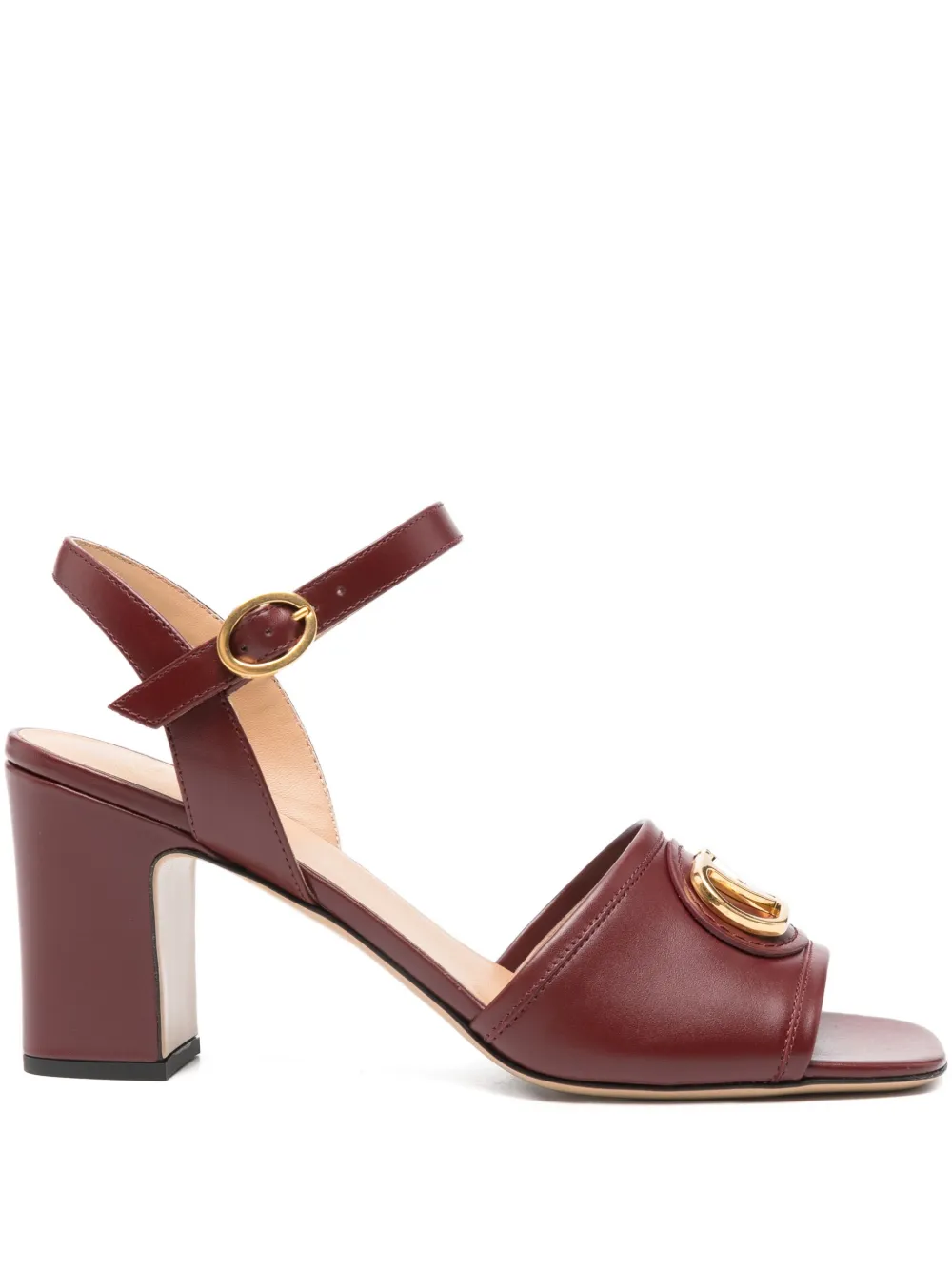 Босоножки с логотипом VLogo Signature VALENTINO GARAVANI, красный