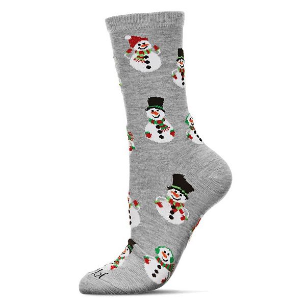 

Новогодний носок Smiley snowman Memoi, Med Gray Heather