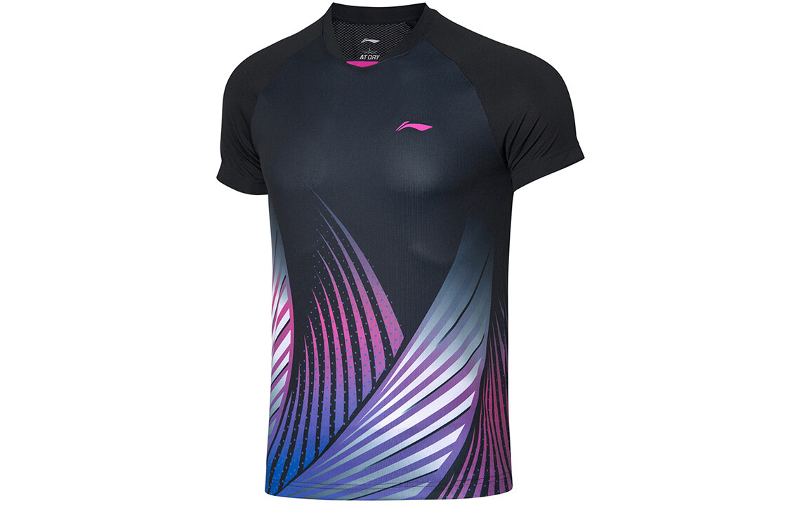 

Футболка серии Badminton для мужчин, черная Lining, черный