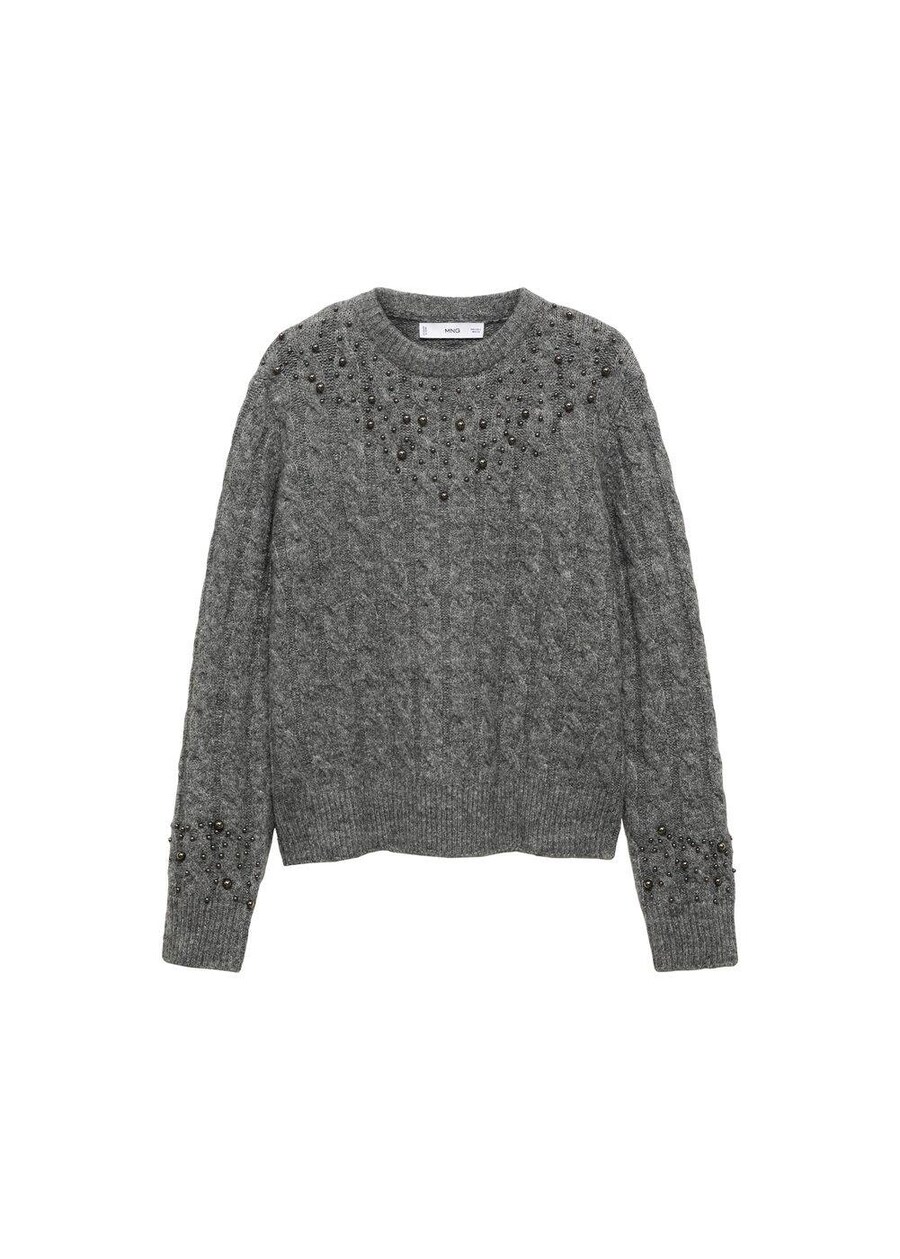 

Свитер MANGO Boule, цвет Taupe/Stone