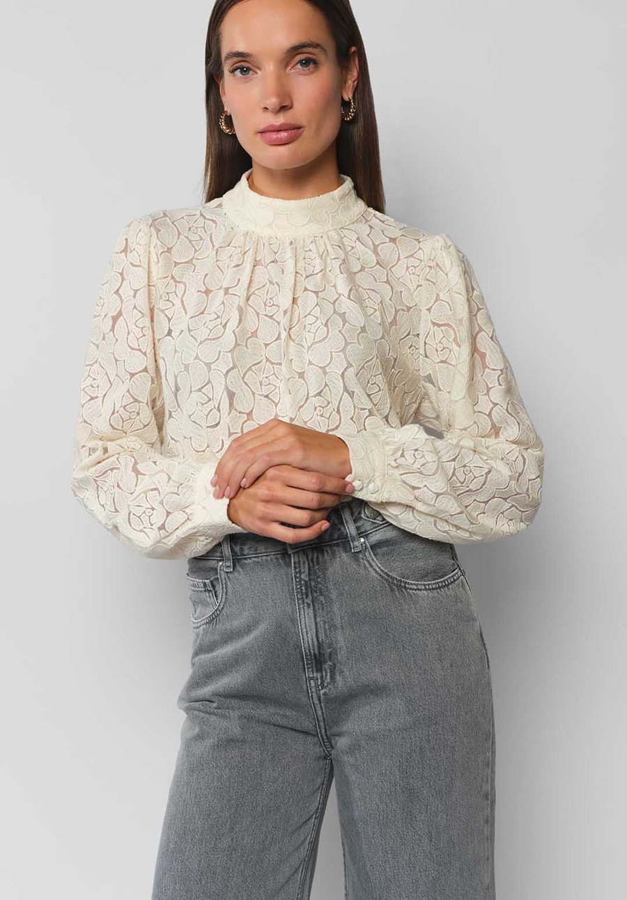 

Топ Aaiko Long sleeved top, Moon Shell/Off-White