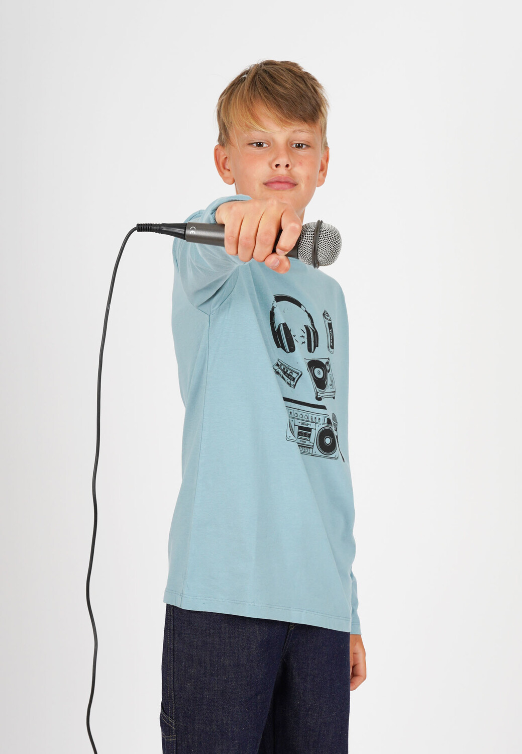 Лонгслив Band of Rascals Hip Hop Hooray, цвет arctic blue — фото 2