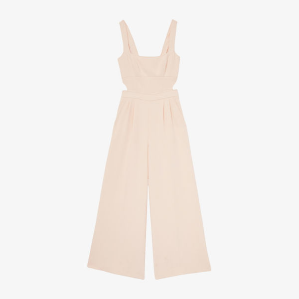 

Дион комбинезон свободного кроя из ткани Reiss, розовый