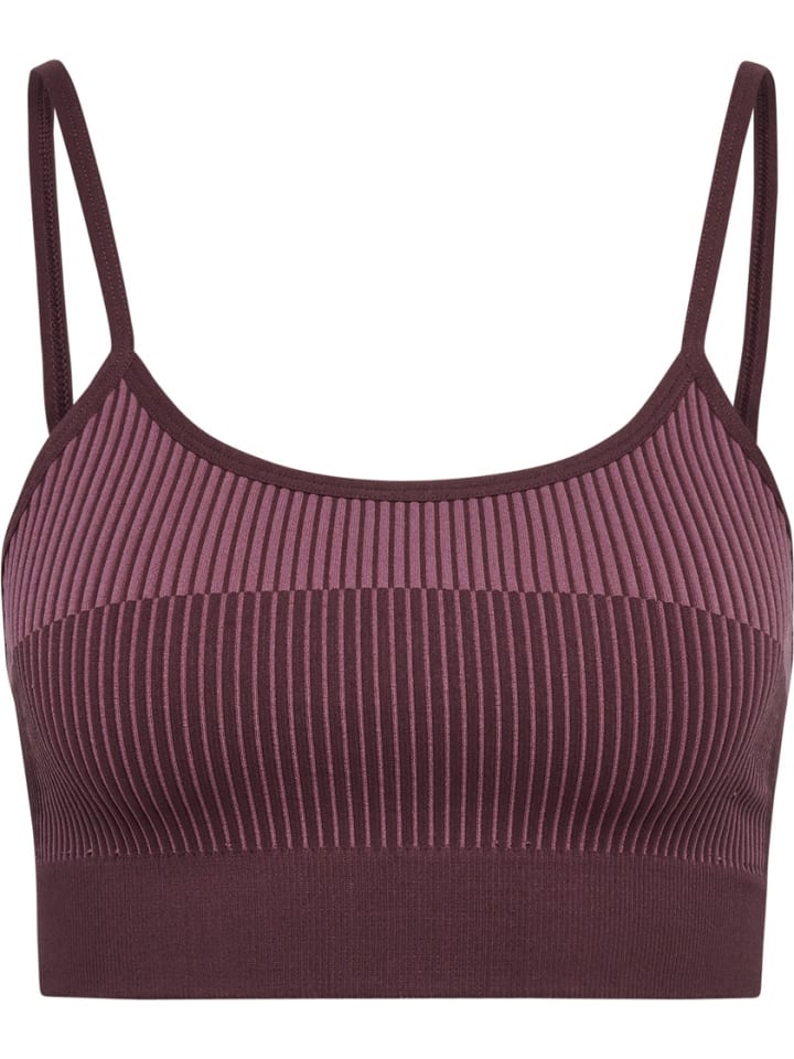 

Спортивный бюстгальтер Yoga Seamless Low Support Bra коричневого цвета Hummel