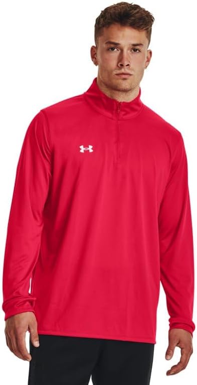 

Under Armour мужская футболка Team Tech 1/4 Zip Loose Royal Blue с длинным рукавом, Red/White, Белый, Under Armour мужская футболка Team Tech 1/4 Zip Loose Royal Blue с длинным рукавом, Red/White