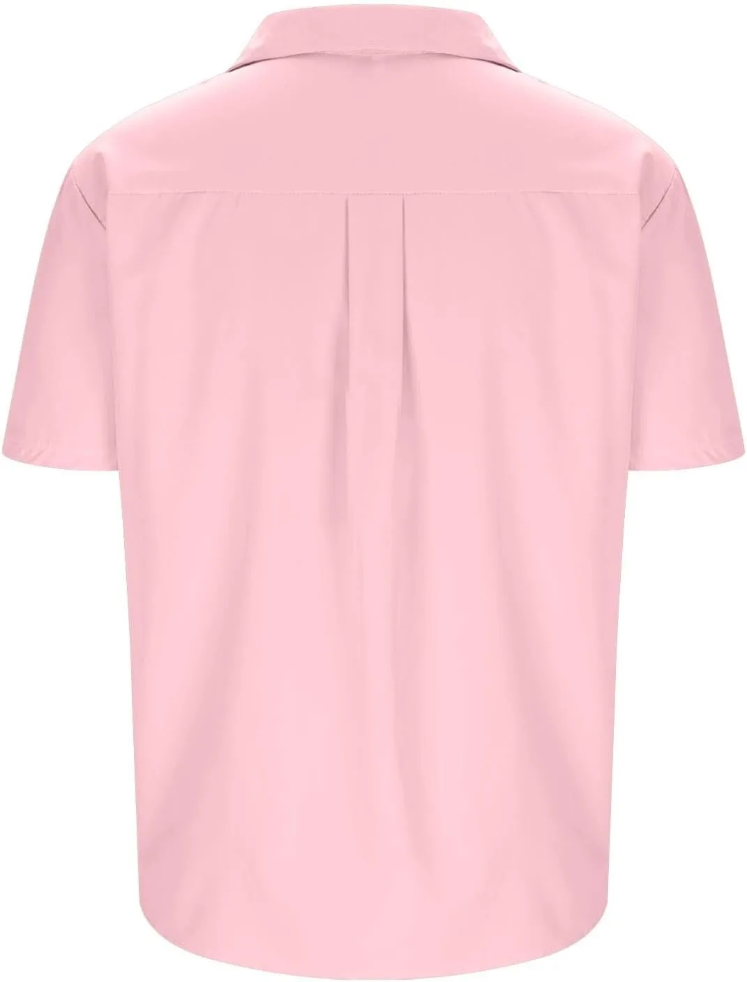 Мужская рубашка с коротким рукавом Casual Button Down Wrinkle Free — фото 3