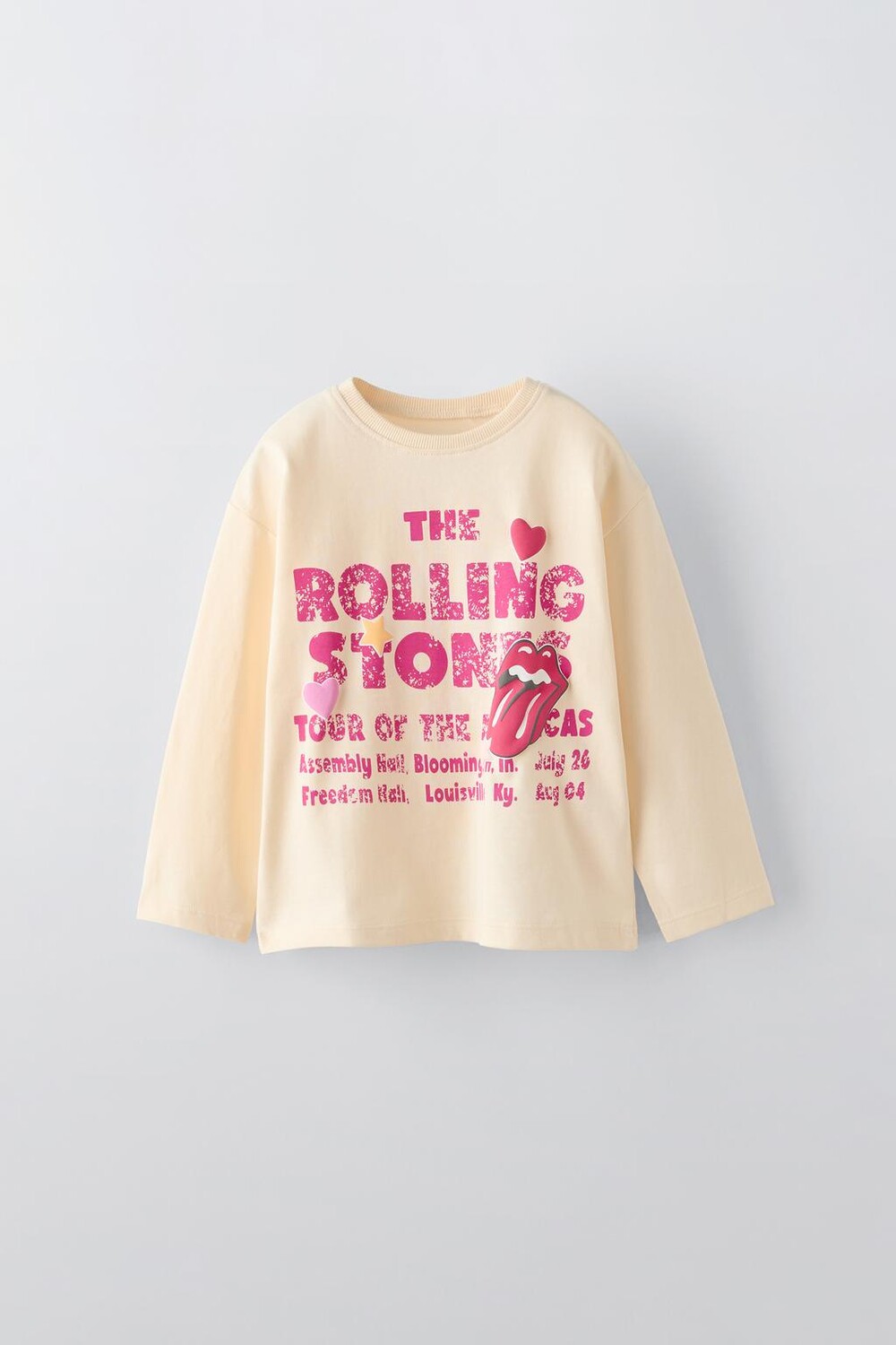 

Rolling stones футболка ZARA, устрично-белый