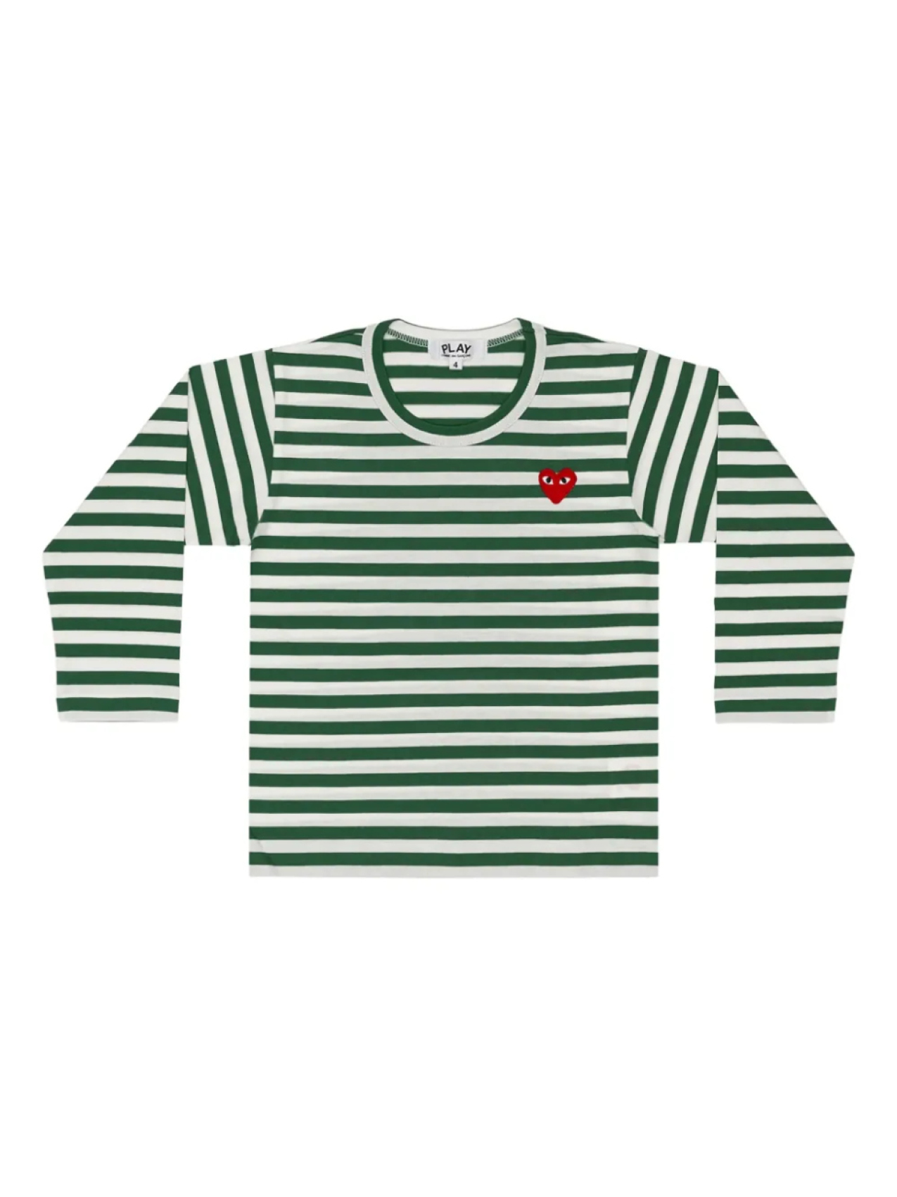 

Comme Des Garçons Play Kids футболка с аппликацией, зеленый