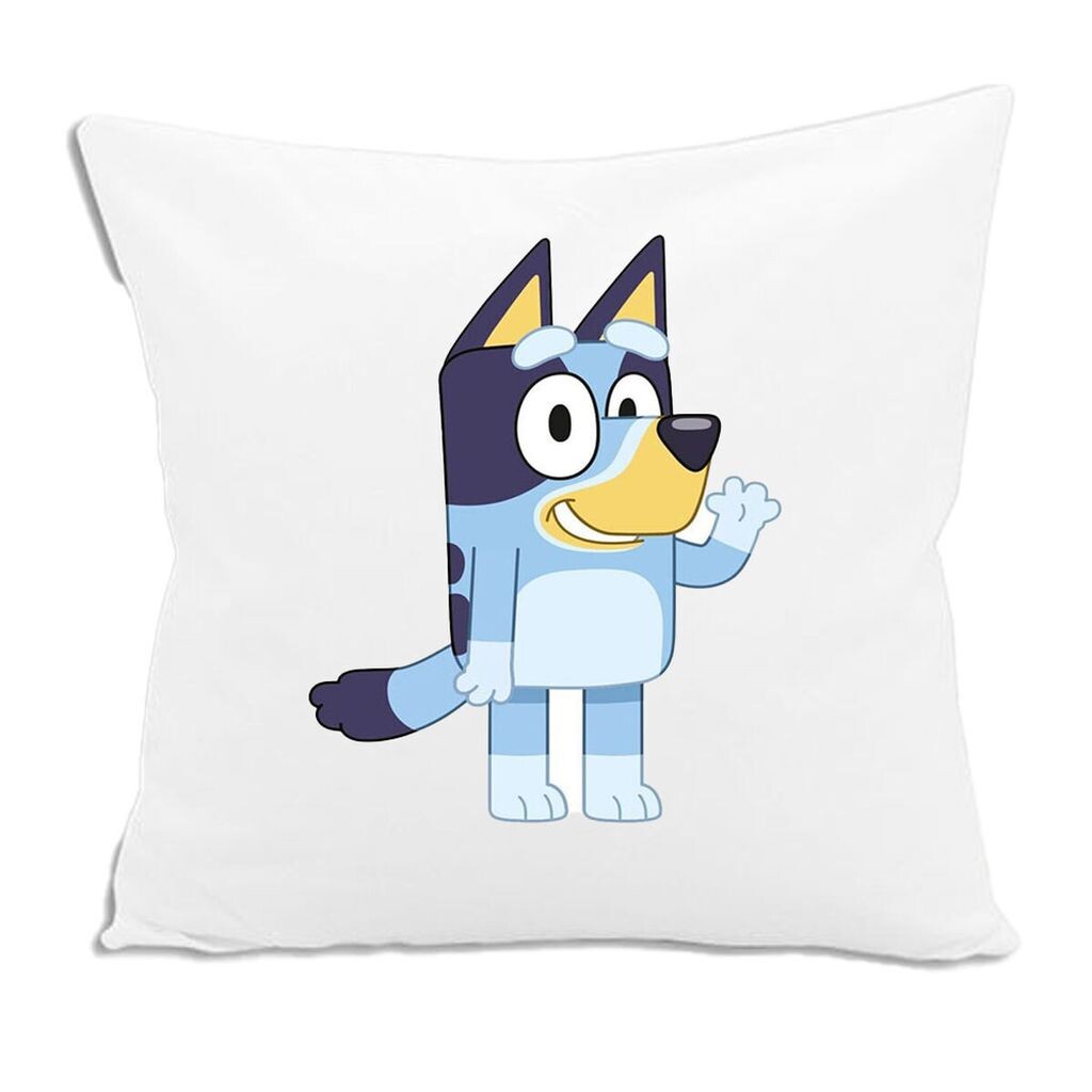 

3D подушка Голубо-белая 30 х 30 см в квадрате Blueys