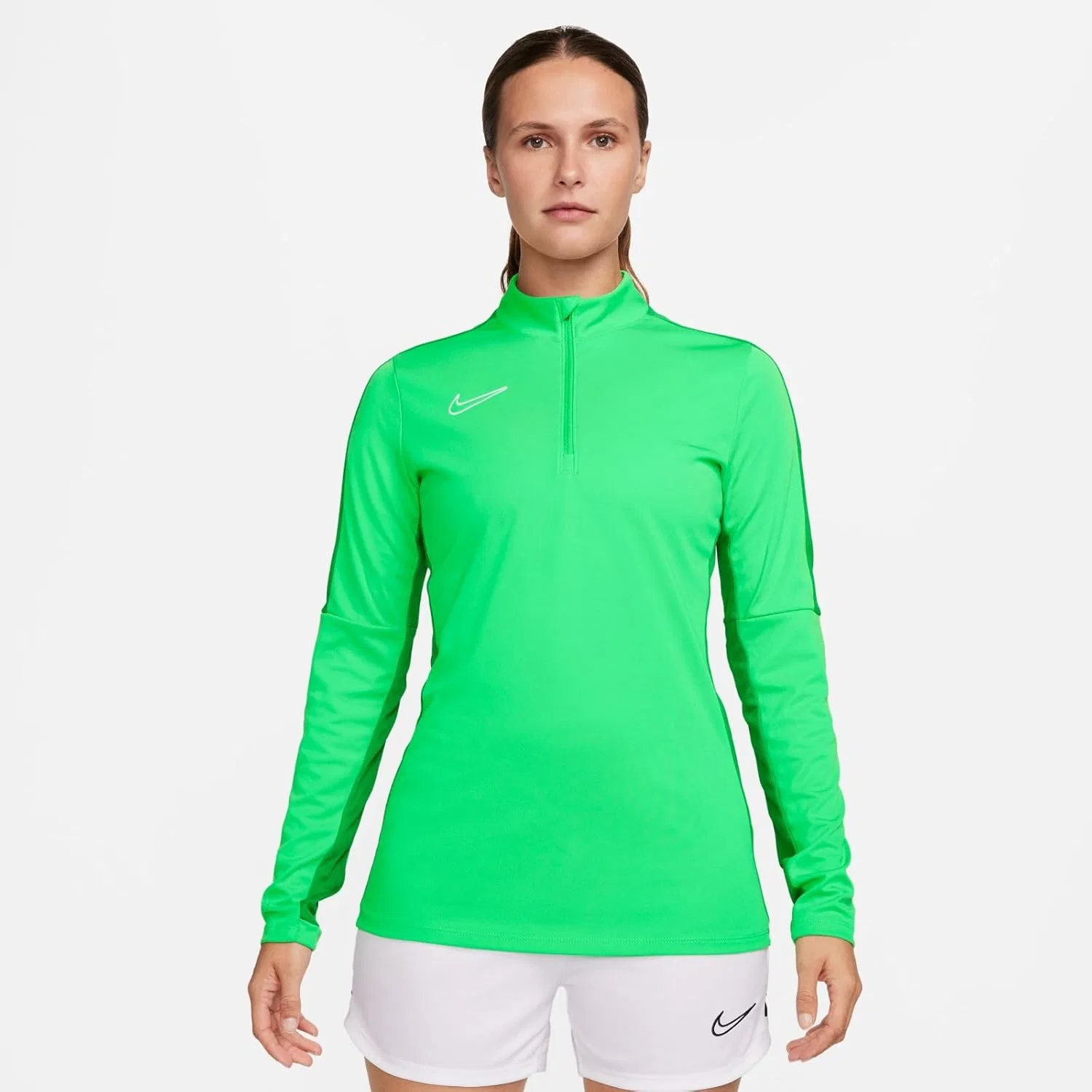 Футболка для тренировок Nike, женская, Sparkling Green/Bright Green/White — фото 2