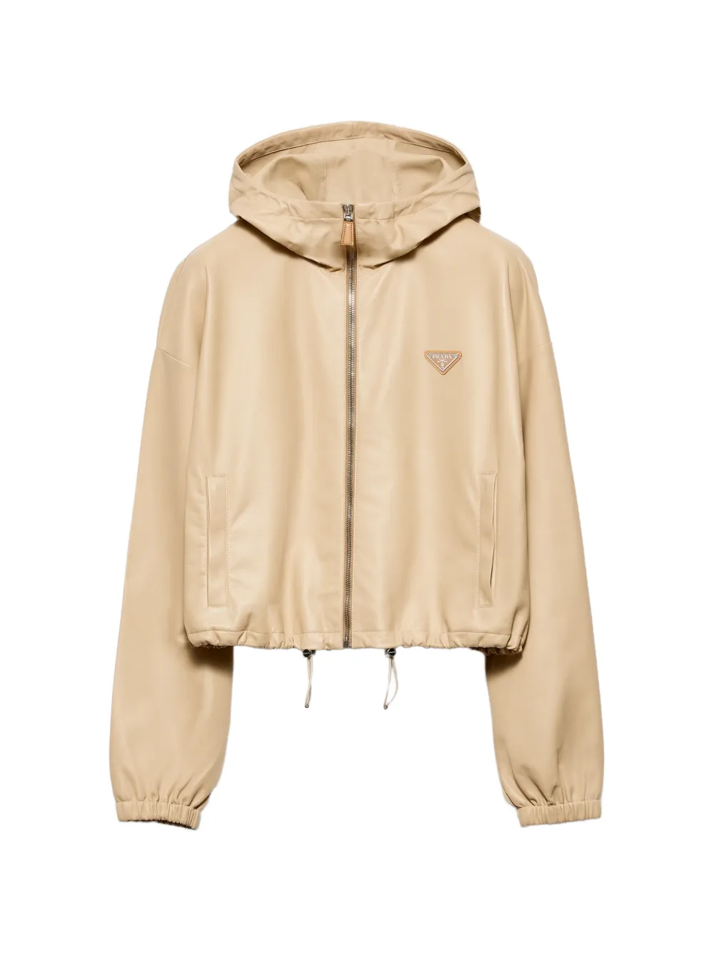 

Куртка из наппы Prada, бежевый