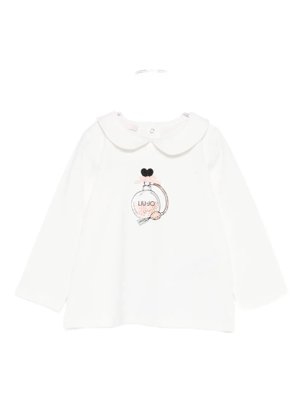 

Футболка с принтом духов Liu Jo Kids, белый