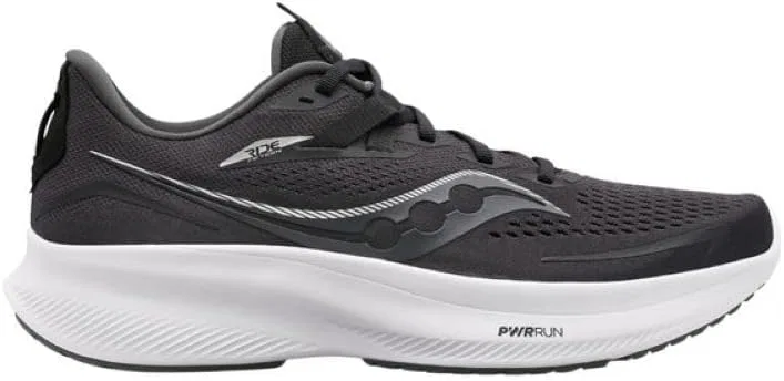 Мужские беговые кроссовки Saucony Ride 15, 2-Black White — фото 2