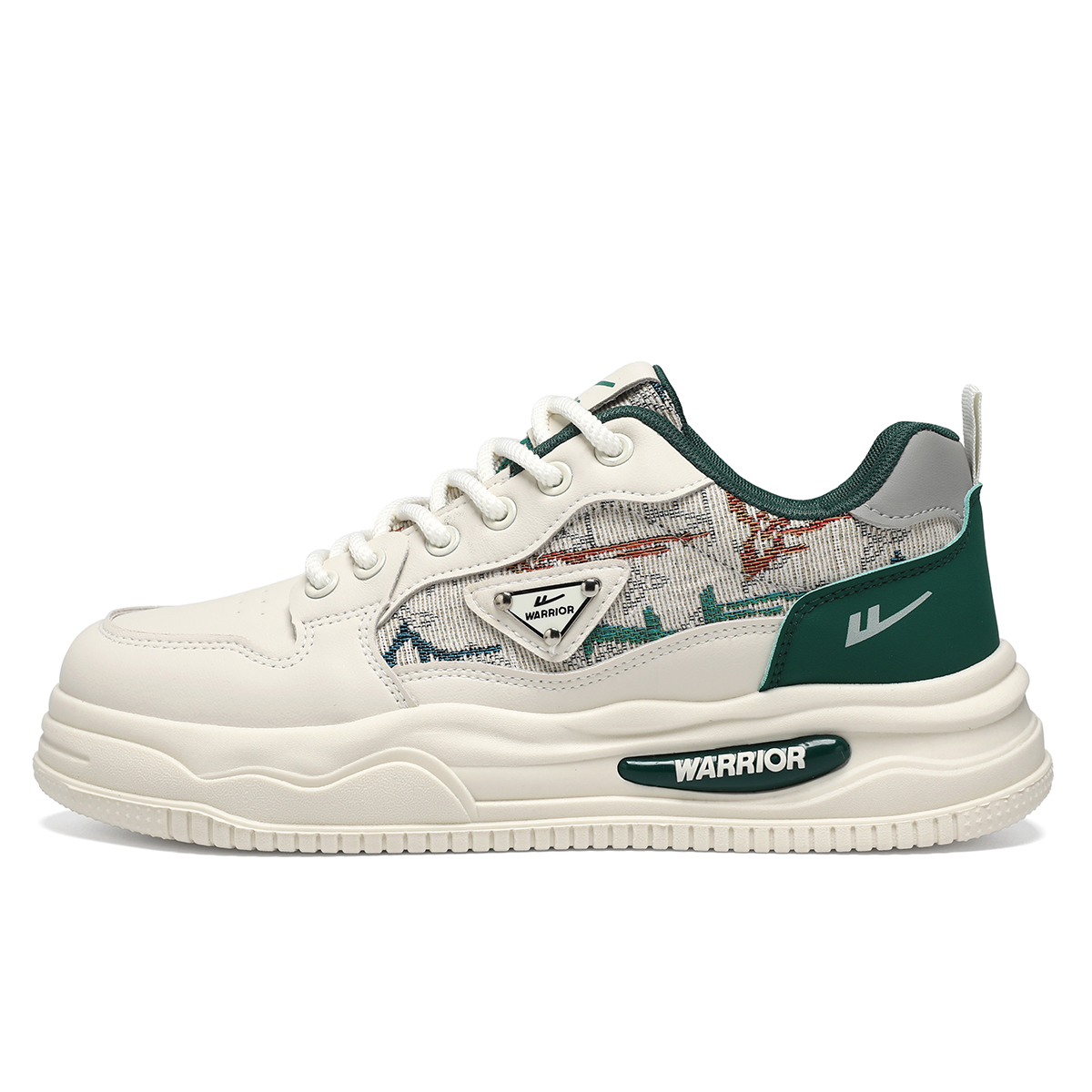 

Dissolve Shoes, Puffy Shoes, износостойкие и легкие мужские кеды WARRIOR, бежевый зеленый