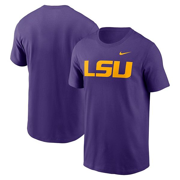 

Мужская фиолетовая футболка LSU Tigers Primetime Evergreen Logo Nike