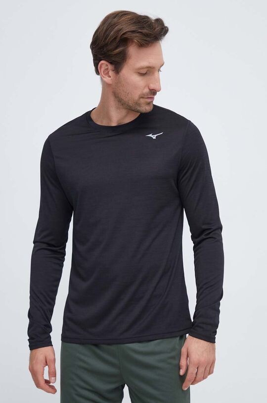 

Лонгслив для бега Impulse Core Mizuno, черный