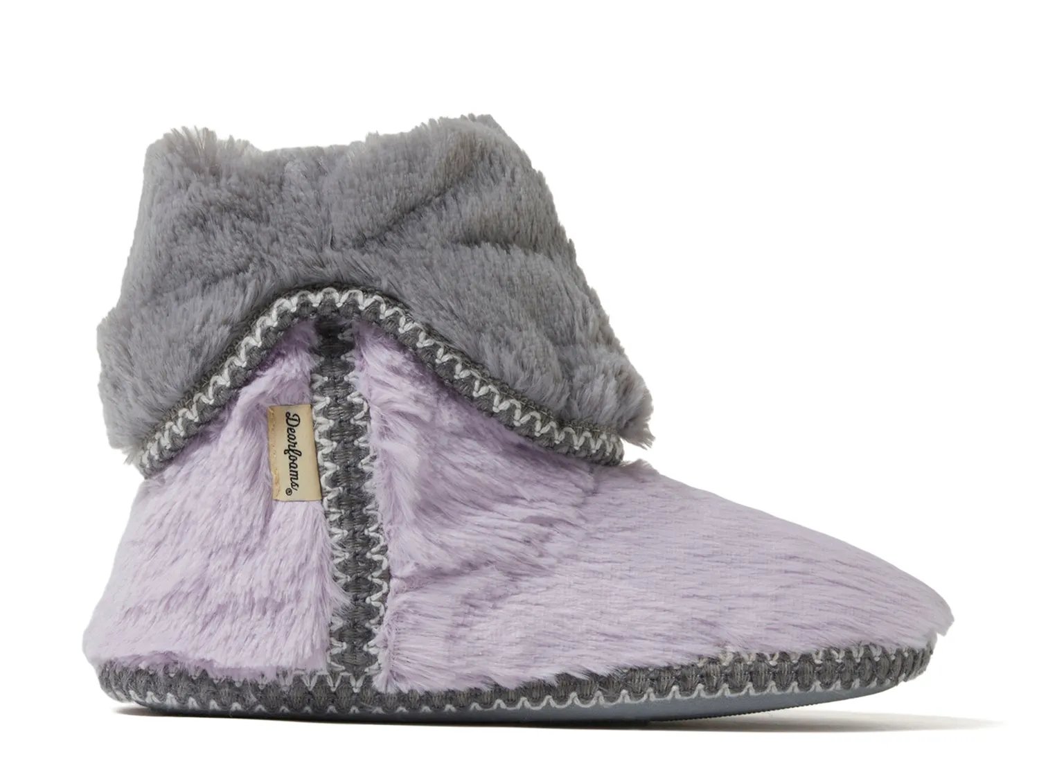 Тапочки Dearfoams Beth Bootie Slipper - Women's, Wisteria Purple — фото 4