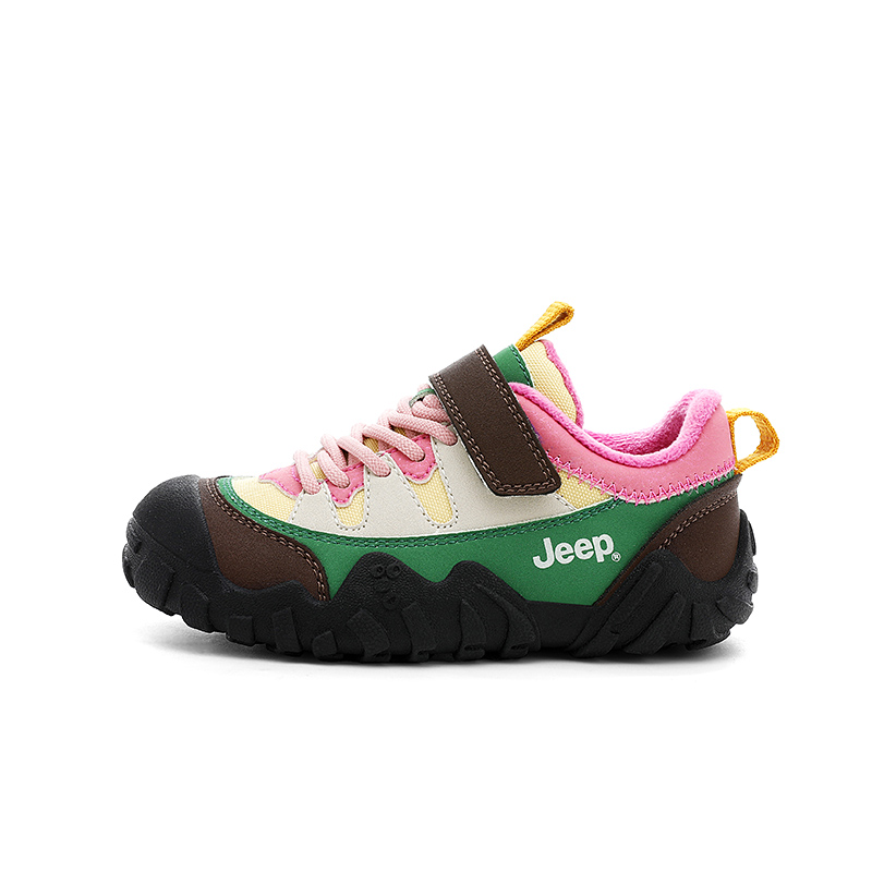 

Explorer 20 Slip Resistant Abrasion Resistant низкие повседневные кроссовки для детей Jeep, lotus leaf зеленый/candy розовый[thin cotton]