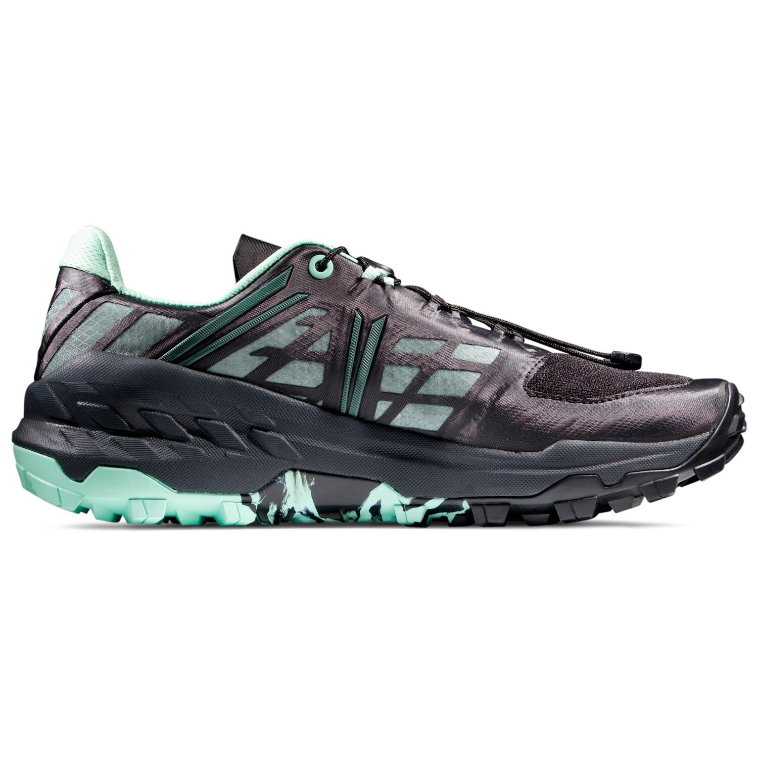

Кроссовки для бега по пересеченной местности Mammut Women's Sertig TR Low GTX, цвет Black/Dark Jade